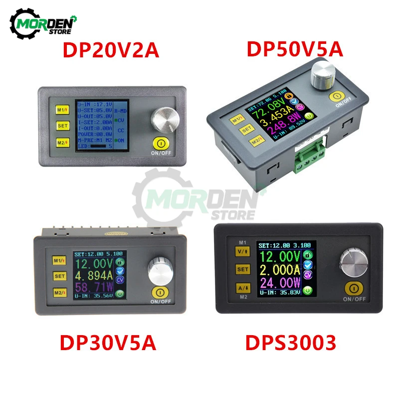 Понижающий Программируемый Модуль питания DP30V5A DP50V5A Вольтметр постоянного