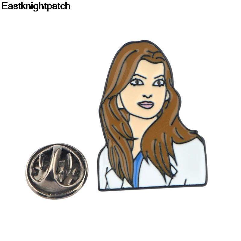 Серый анатомический персонаж DIY цинковый сплав Эмаль булавки медаль insignia para рюкзак рубашка ткань сумка броши значки E0878