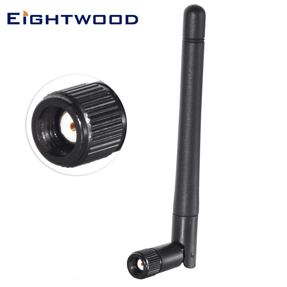 Eightwood 2 4 ГГц 5 3dBi двухдиапазонный Omni усилитель Wi Fi антенна RP SMA для IEEE 802.11b и 802 11g