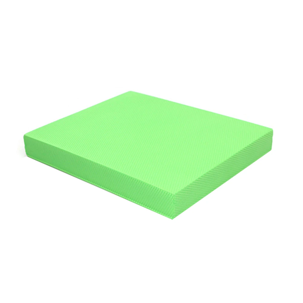 green 40x35x5 Баланс пены коврик для упражнений, йоги нескользящие водонепроницаемые мягкие для фитнеса тренировки LMH66 - Цвет: green 40x35x5