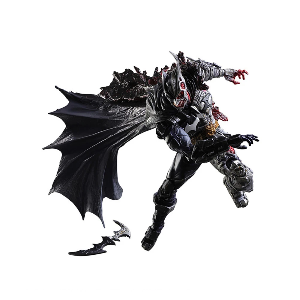 PLAY ARTS DC Action Figure Two-Face Batman Pvc 29cm Movie Model Collection Toys For Kids Gift Figma