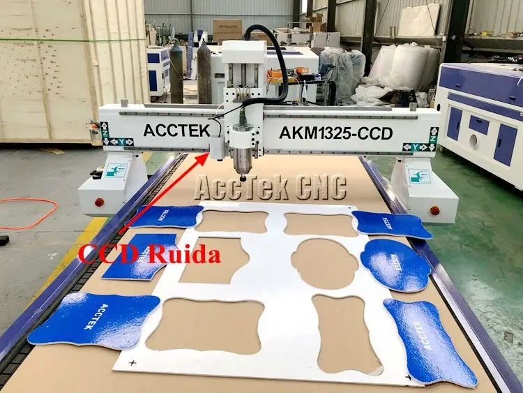 Деревообрабатывающий станок с ЧПУ с CCD камерой AKM1325-CCD