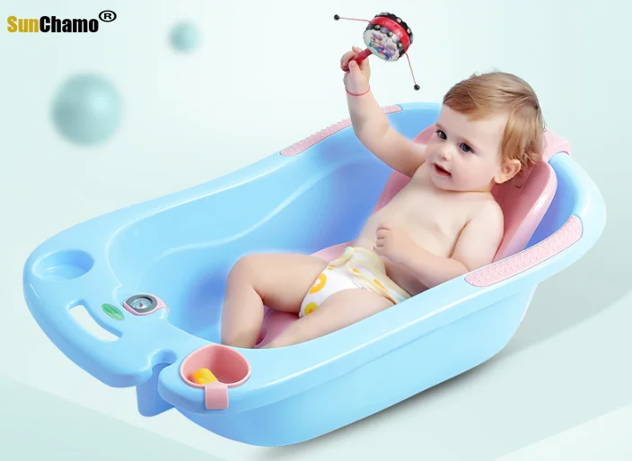 Baby Bath Tub For Newborns Universal Baby Supplies Large Children's Bath Tub Shower Cushion Security Seat Support