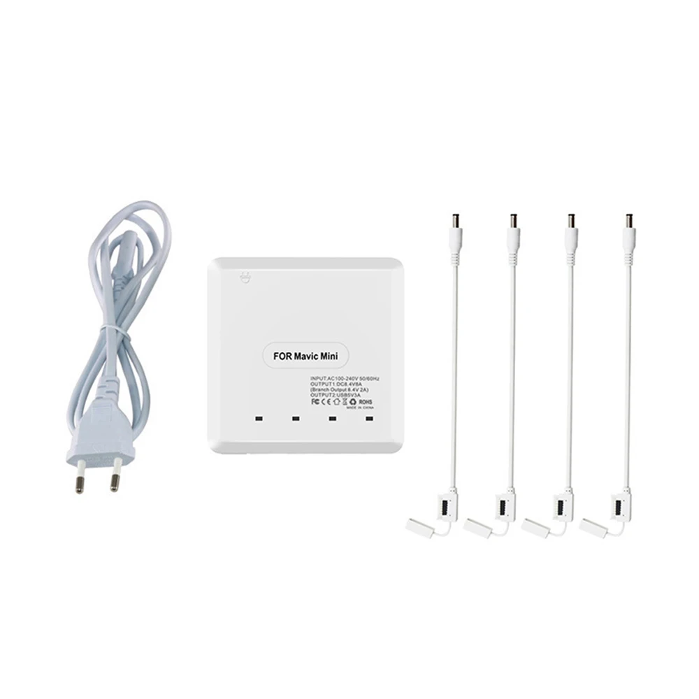 Crazy Sale FFF 4in1 Mini Charger Battery Charging Hub for DJI Mavic Mini Drone Batteries US UK AU EU Plug USB Charger 