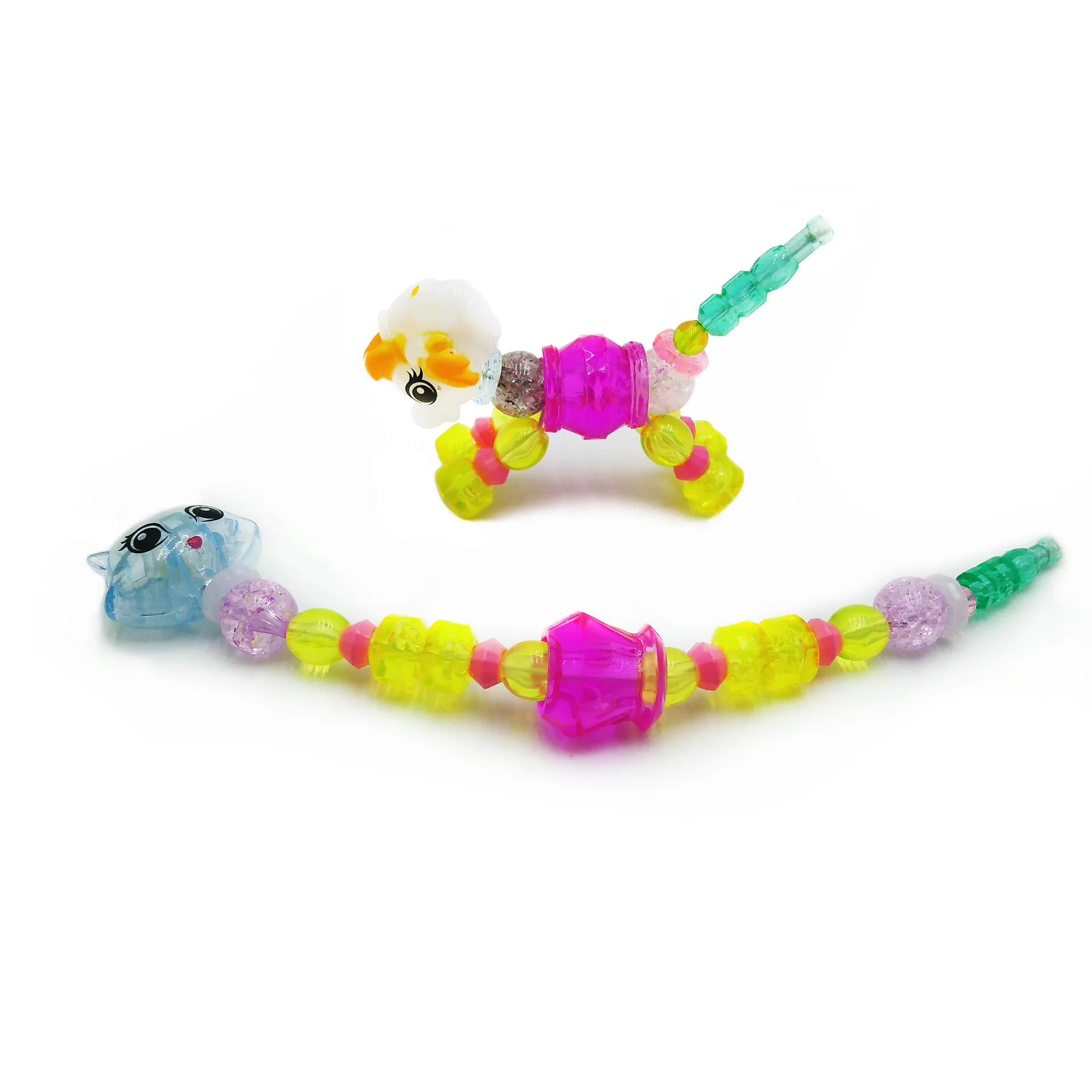 Горячие игрушки деформированные животные браслет Макарон цвет супер растяжение сюрприз твист Волшебный питомец DIY Детский браслет
