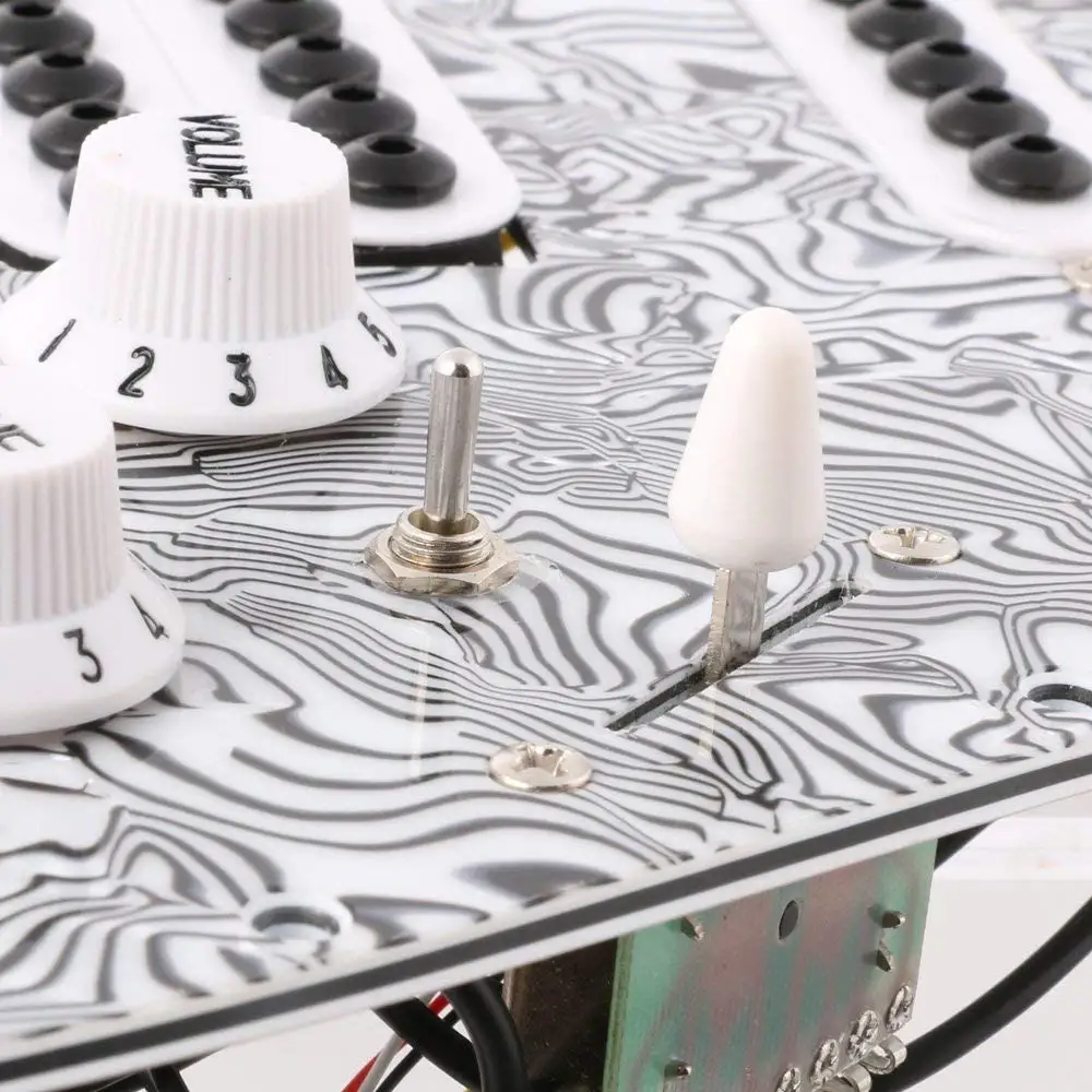 3-х слойный SSH загружено Встроенный кабель Humbucker накладку набор для FD ST Электрогитары