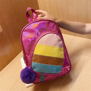 

Fashion Child Cute Cartoon School Bags Backpack for Girls Bright Color Candy Lady Backpack Kawaii Kindergarten Children Backpack