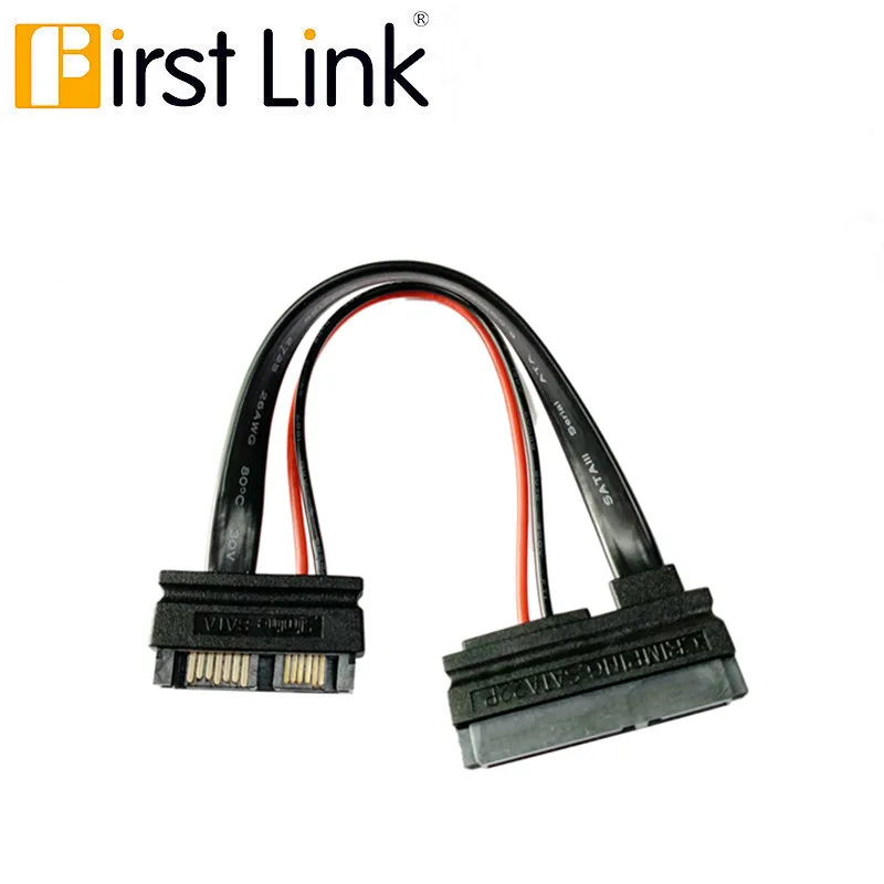 Gran oferta Frist Link 6 pulgadas Slimline 13 pin SATA macho a 22 Pin SATA adaptador de Cable hembra-SATAIII cable Ma5Mok0Ep