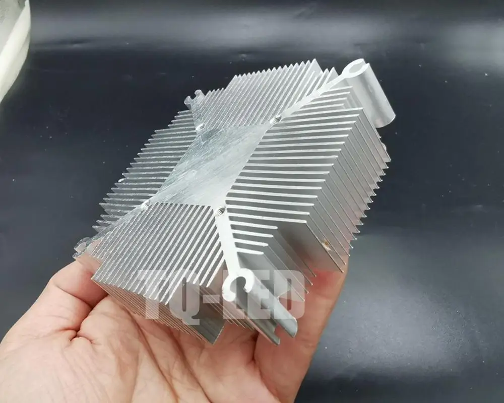30W 40W 50W High Power Led Aluminum Radiator 90mm Heatsink