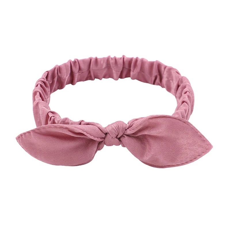 Women's Hair Accessories Korea Cute Rabbit Ear Kids Headband For Women Girls Fashion Solid Color Hair Band Hair Clasp Nice-looking Baby Headband Headwear cute headbands for women