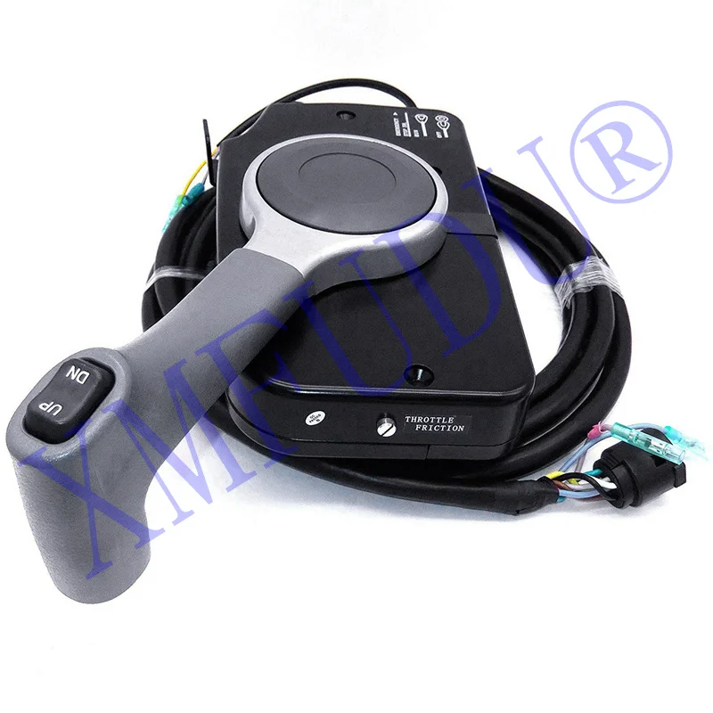 US $153.99 6720099E56 Side Remote Control Box for Suzuki Outboard Motors with PT Push  and 164ft cable