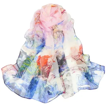 

Are you sure not to click in and see Ladies New Silk Scarf Georgette Scarf Print Scarf Fashion Scarf Beach Shawl Purchasing