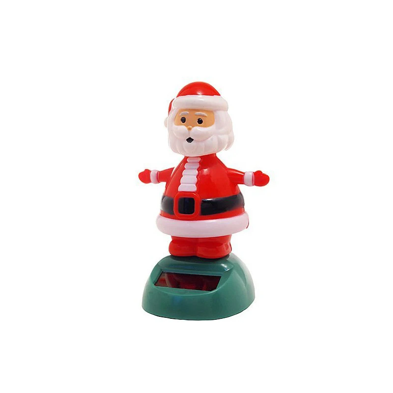 Estartek Солнечный Bobble Head Рождественский танец Санта Клаус Лось дерево снеговик для праздничного подарка