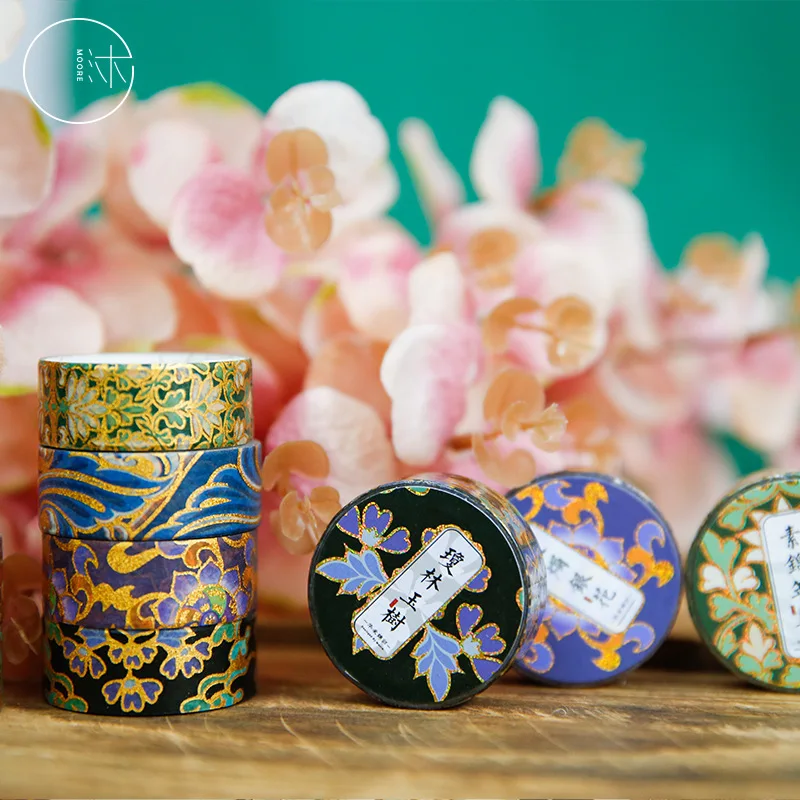 Вишневый цвет японский васи лента Diy украшения Скрапбукинг планировщик