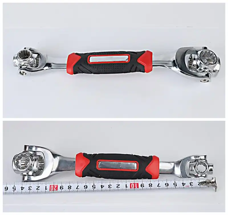 Details about / 48 in 1 Socket Wrench Rotary Spanner Work with Spline Bolts 360 Degree Rotation