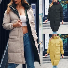 Vertvie, женская Свободная верхняя одежда, хлопковое пальто с длинным рукавом, длинная одежда, женское тонкое пальто с капюшоном, Дамское пальто с капюшоном, парка, куртка оверсайз