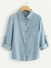 ##Special Price Women Fashion Simple Solid Button Tops Shirt Denim Jacket Adjustable Long Sleeve Loose Fit Casual Jean Coats Outwear Top Spring ##Special Price Women Fashion Simple Solid Button Tops Shirt Denim Jacket Adjustable Long Sleeve Loose Fit Casual Jean Coats Outwear Top Spring