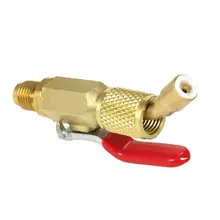 3x пневматический медный R410A R134A шаровой клапан HVAC 1/4 AC хладагент шланг инструменты