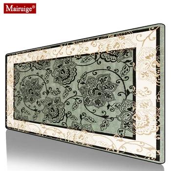 

Vintage Persian Rug Flower Mouse Pad XXL Gamer Desk Mat Large Keyboard Pad Gaming MousePad 90x40cm/80x30cm for Laptop Table Pads