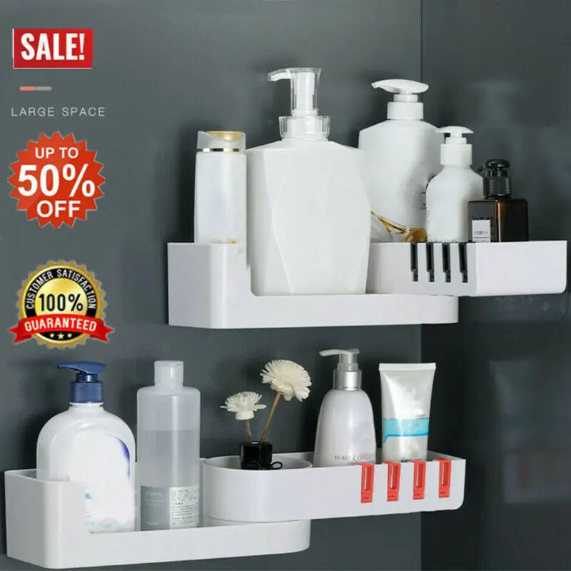 

Seamless Rotating Tripod Seamlessly Bathroom Shelf Corner Bath Storage Holder