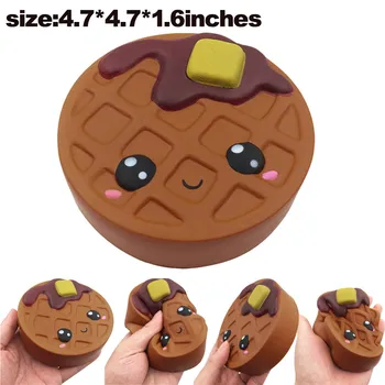 

12*12*4cm Silly Brownie squishy Squishies Slow Rising Squeeze Scented Stress Reliever Toys over 6Y Decompression toys A40