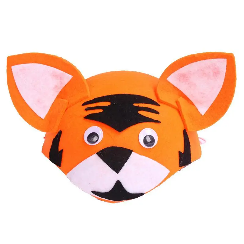 Tiger hat GloryStar забавная плюшевая кроличья шляпа ушные животные ушанка для женщин девочек - Цвет: Tiger hat