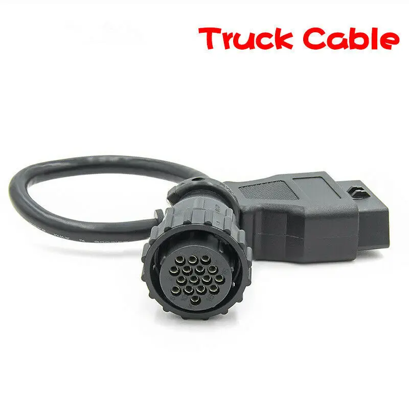 

High quality For Scania 16Pin Female Truck Connector For TCS CDP Truck Sets SCANIA 16 Pin to OBDII 16Pin Female Extension Cable