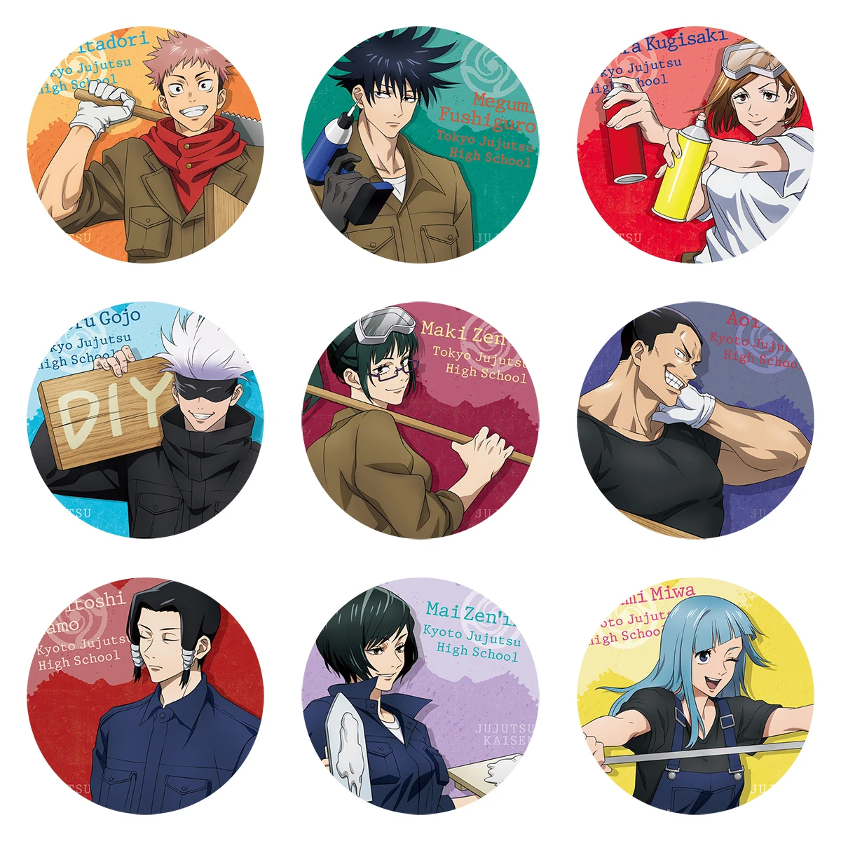 Gojo Nhân Vật Hành Động Jujutsu Kaisen Look Up Gojo Satoru Geto Yuji