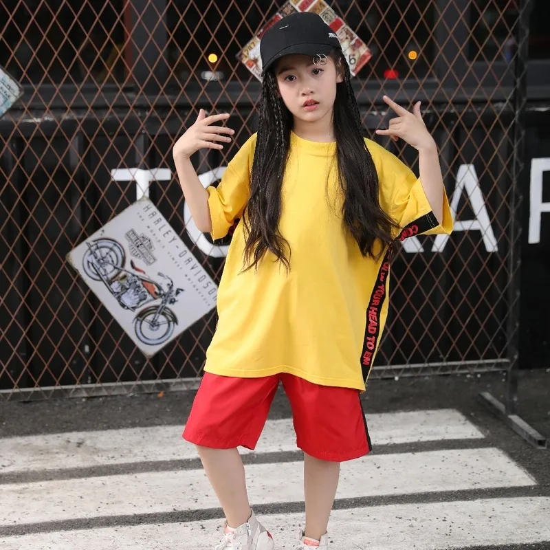 

Junjun Nannan Childrenswear Short Sleeve BOY'S Suit 2019 Summer New Style Hip Hop Children Sports Clothing Big Boy Two-Piece Set