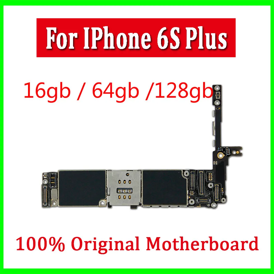 Материнская плата 16 Гб/32 ГБ/64 Гб/128 ГБ для iphone 6s Plus без Touch ID разблокированная plus