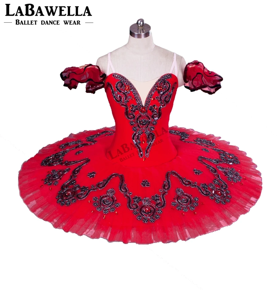 Red Don Quxote Professional Tutu Dress Girls Nutracker tutu Ballet Costume Women Stage Custom made Performance tutu BT8992C