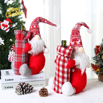 

Christmas Faceless Old Man Wine Set