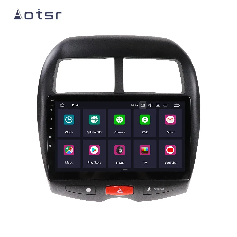AOTSR 10,1 дюймов Android 10,0 gps навигатор автомобильный стерео плеер для MITSUBISHI ASX 2010- мультимедийный плеер DSP CarPlay