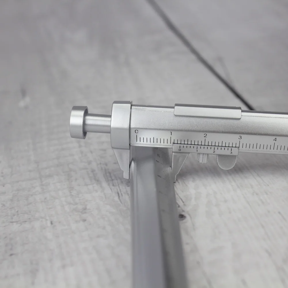 2 in 1 Caliper Ball Pen Sliding Gauge Ball Pointpen Silver Color Gift Pen Promotion Vernier Personalized Giveway