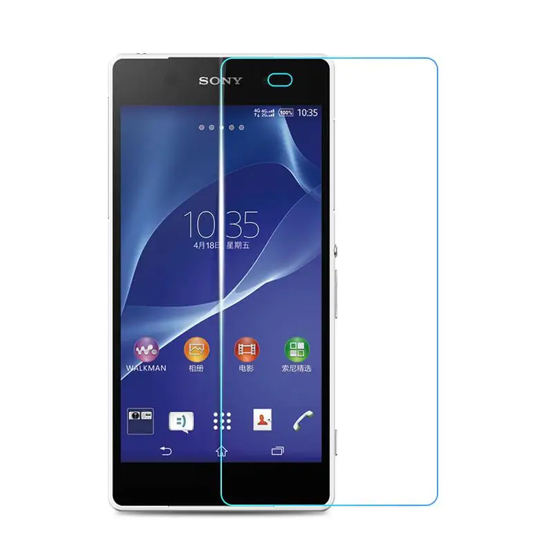 2 шт./лот с уровнем твердости 9H 0,3 мм 2.5D закаленное Стекло для Sony Xperia Z3 Compact Z1 Z2 Z4 Z5 премиум-класса с защитой от взрыва Экран протектор