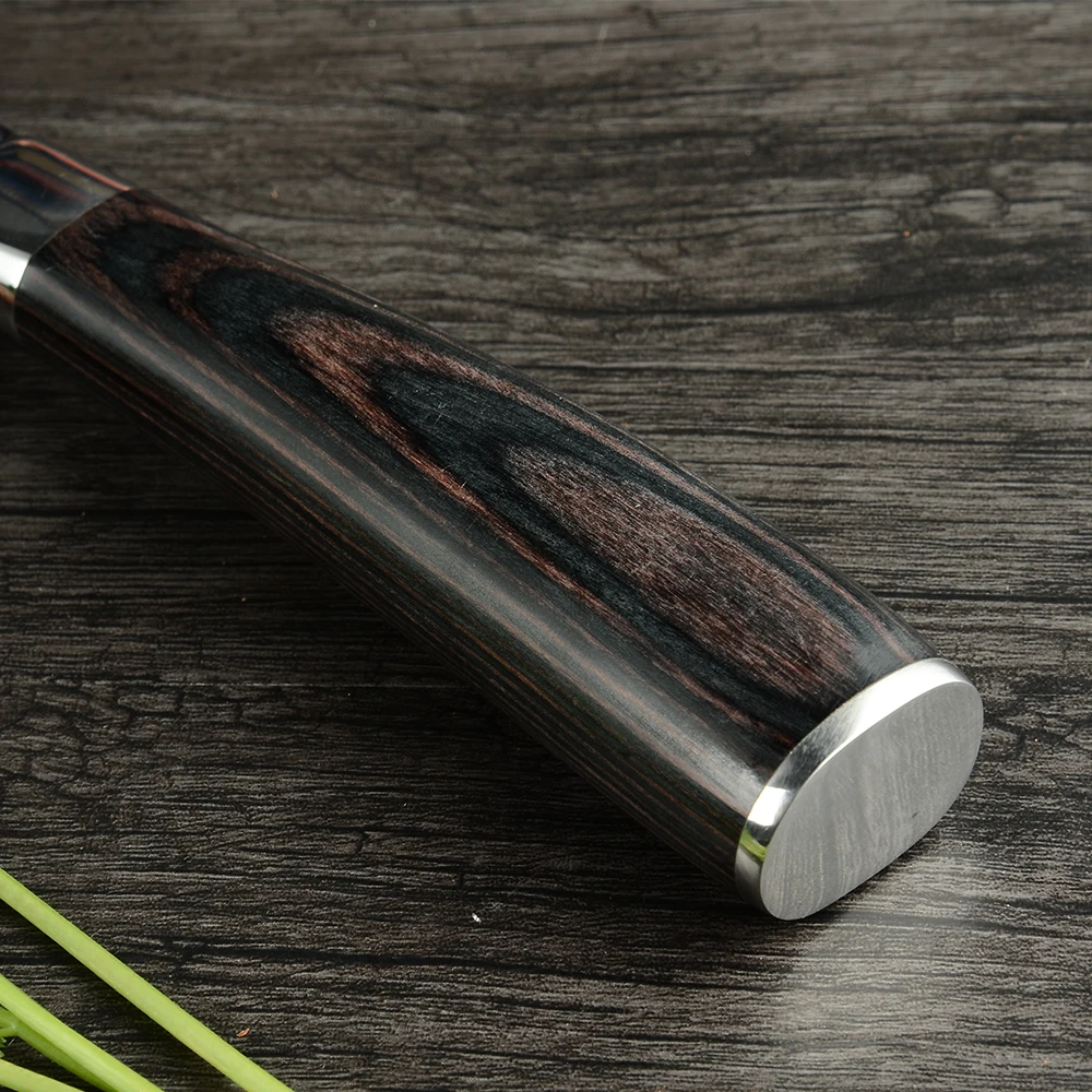Santoku супер Острый кухонный нож 5 дюймовый Многофункциональный Азиатский немецкий