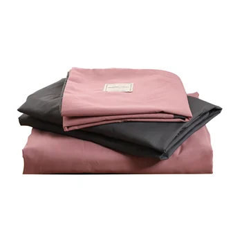 

4pcs Polyester Thickened Autumn Winter Duvet Cover Set Comfortable Bed Sheet Pillowcases Warm Bedding Double Colors Bedclothes