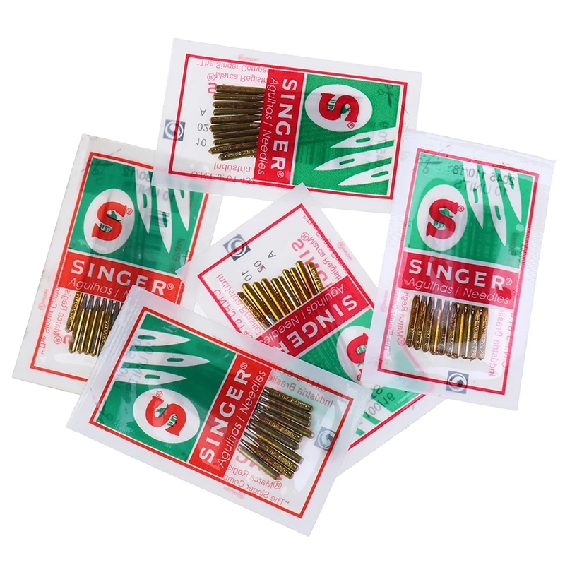 50 X Mix Size Singer Needles Sewing Needle Domestic Sewing Needle Multifunctional Electric Sewing Machine Titanium Plated Needle