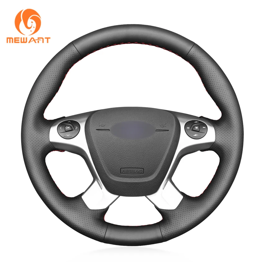 Mewant Coprivolante Per Auto In Pelle Artificiale Nera Per Ford Transit Connect Tourneo Custom Grand Tourneo Connect 2014-2020