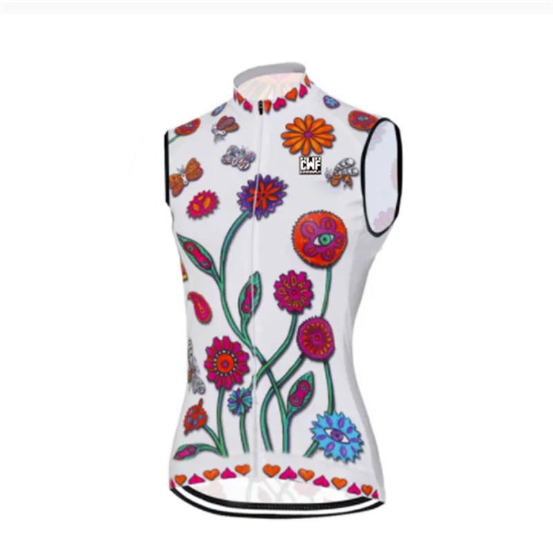 2021 Women's Cycling Base Layer Summer Jersey Cycling Vest Reflective