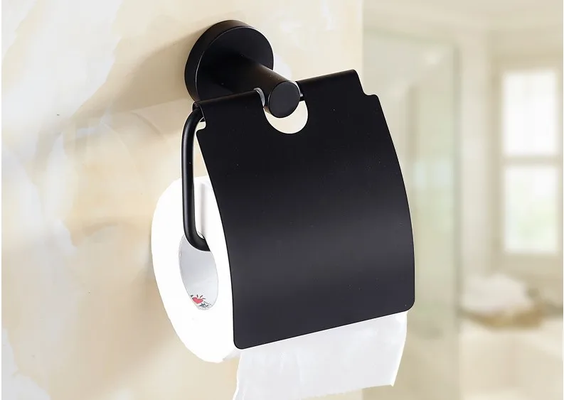 Современный чистый черный держатель туалетной бумаги винтажный черный держатель рулона держатель для туалетной бумаги полки держатель для бумаги