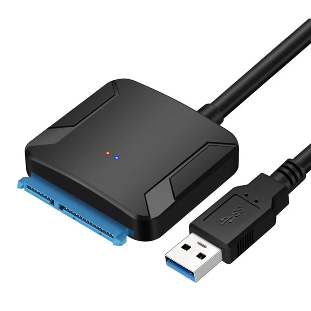 

Кабель-адаптер USB3.0, конвертер, 22-контактный Кабель USB 3,0 на SATA с адаптером EU US UK для жесткого диска 2,5 дюйма 3,5 дюйма HDD SSD