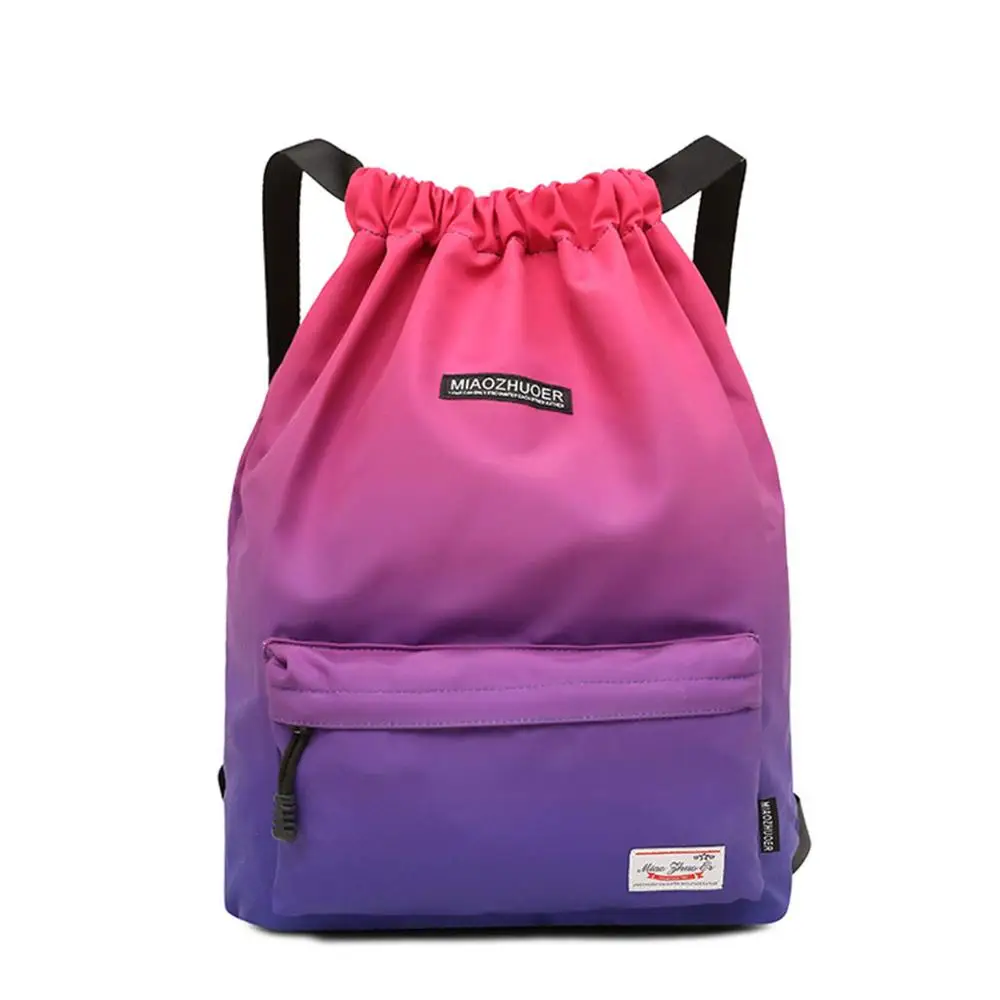 Водонепроницаемая спортивная сумка Для женщин и девочек спортивная сумка-мешок для путешествий уличная сумка рюкзак для обучение плаванию Фитнес сумки Softback - Цвет: As pictures as shows