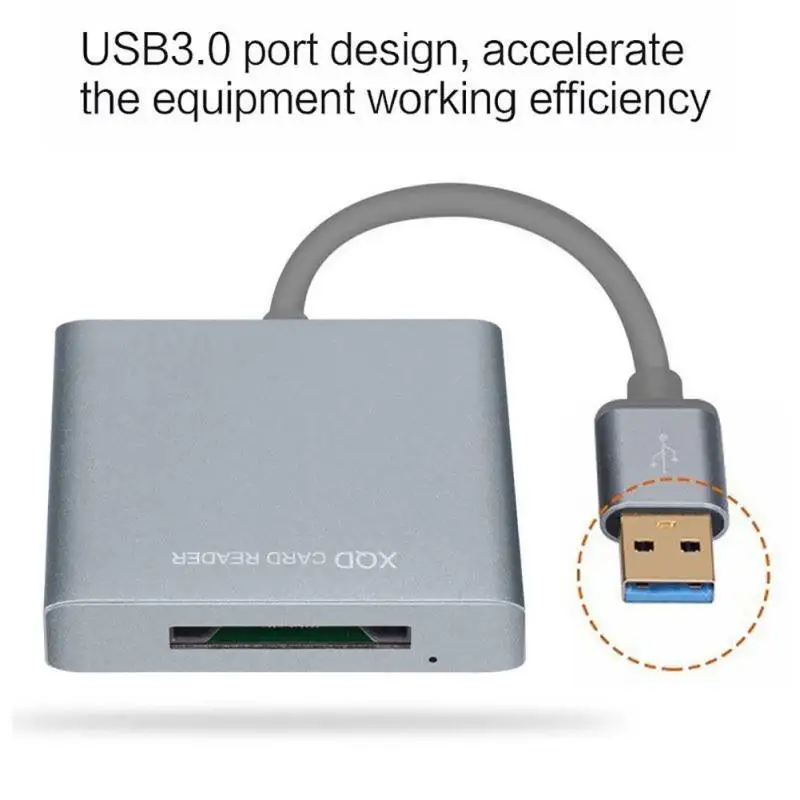 USB3.0/2,0 XQD высокое Скорость кард-ридер XQD 2,0 USB 3,0 кард-ридер адаптер Писатель 500 МБ/с. S01