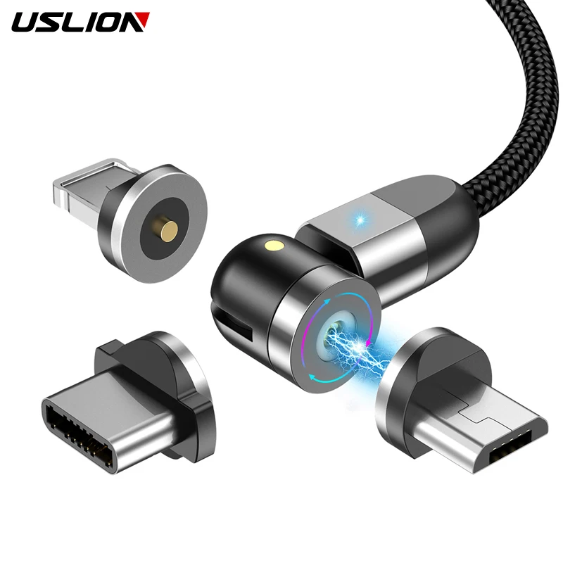 USLION Магнитный кабель usb Type C Магнитный зарядный Micro usb кабель для iPhone Samsung usb c Быстрая зарядка 2020 Новый зарядный провод USLION Магнитный кабель usb Type C Магнитный зарядный Micro usb кабель для iPhone Samsung usb c Быстрая зарядка 2020 Новый зарядный провод