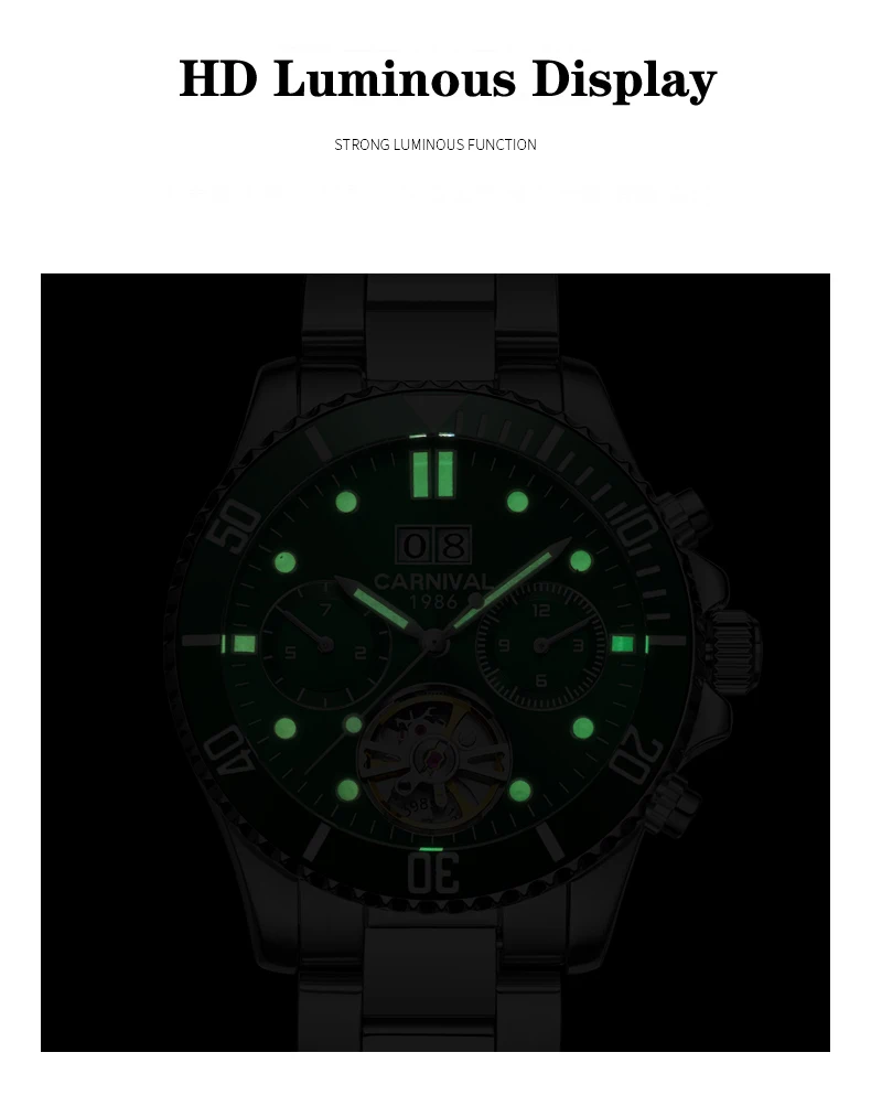 Tourbillon автоматические механические часы мужские роскошные брендовые карнавальные мужские s часы мужские светящиеся водонепроницаемые спортивные часы наручные часы