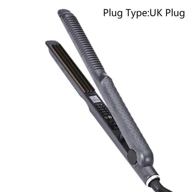 

Pro Electric Hair Curling Irons Curler Temperature Control Titanium Corrugated Crimper Waves Iron Tools Fast Warm-Up