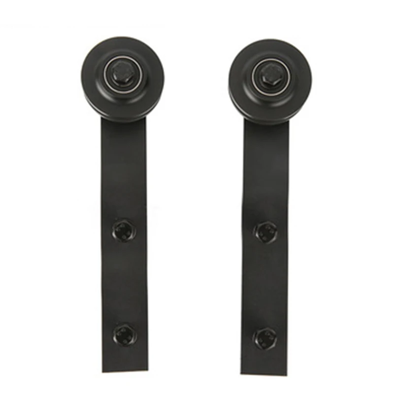 

Black Antique Carbon Steel Pulley Barn Double Door Hardware Tool Accessories