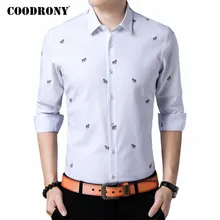 COODRONY Brand Long Sleeve Shirt Men Clothing 2020 Spring Autumn New Arrival Casual Mens Shirts Soft Cotton Chemise Homme C6087