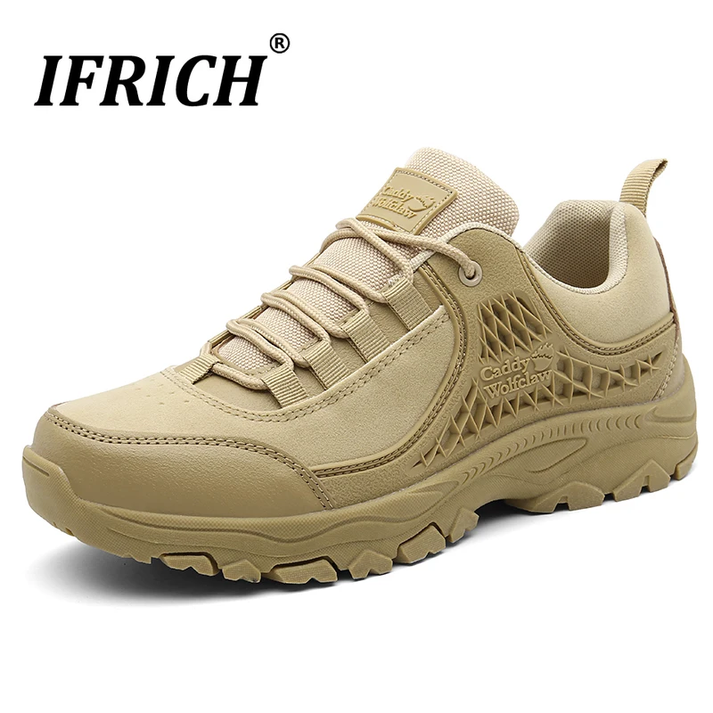 

2019 Men Outdoor Mountain Hiking Trekking Shoes Brand Outdoor Trail Sneakers for Man Army Combat Boots Breathable Military Shoes